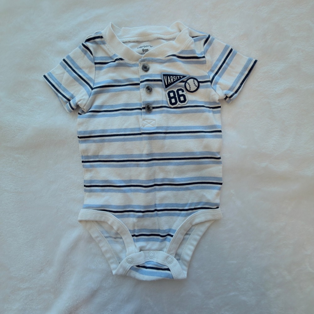 Carter's Baby Essentials Clothing Lot Boy 9M Blue Green Good Alligator Sport - Picture 8 of 16